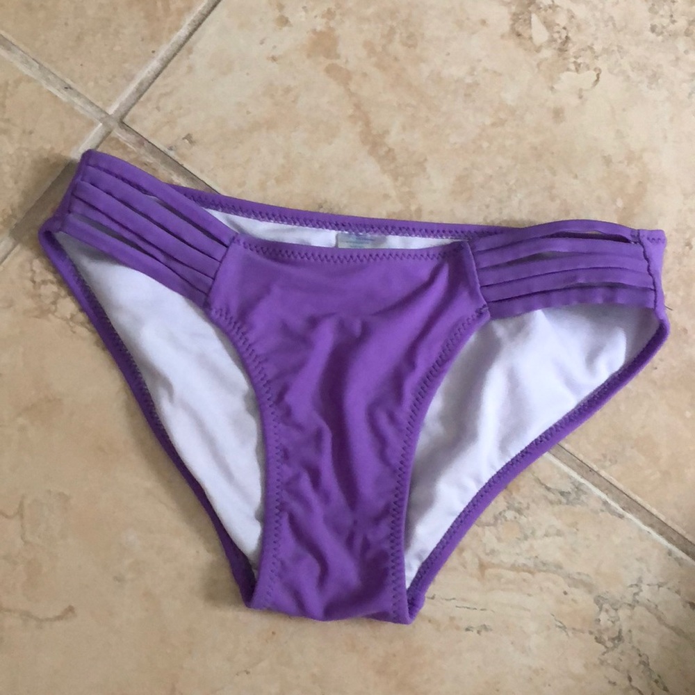 Purple bikini bottoms